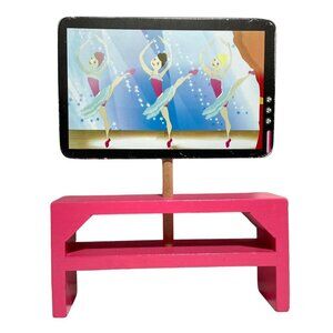 KidKraft 18 in Dollhouse Doll Manor TV & Media Stand Console Replacement #65830
